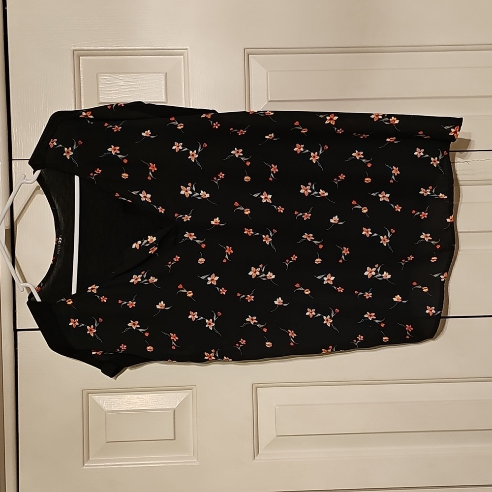 Papermoon Black Floral Blouse